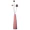 Uniquewise 8 Inch Contemporary Ceramic Cone Shape Table Vase Modern Pastel Colored Flower Holder, Pink QI004359.RD - alternate 1